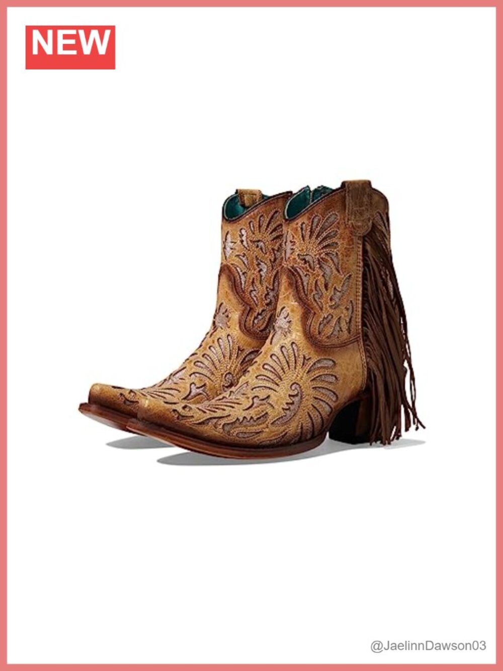Western Equestrian Ankle Boots Round Toe Rubber Sole Lace-Up Buckle